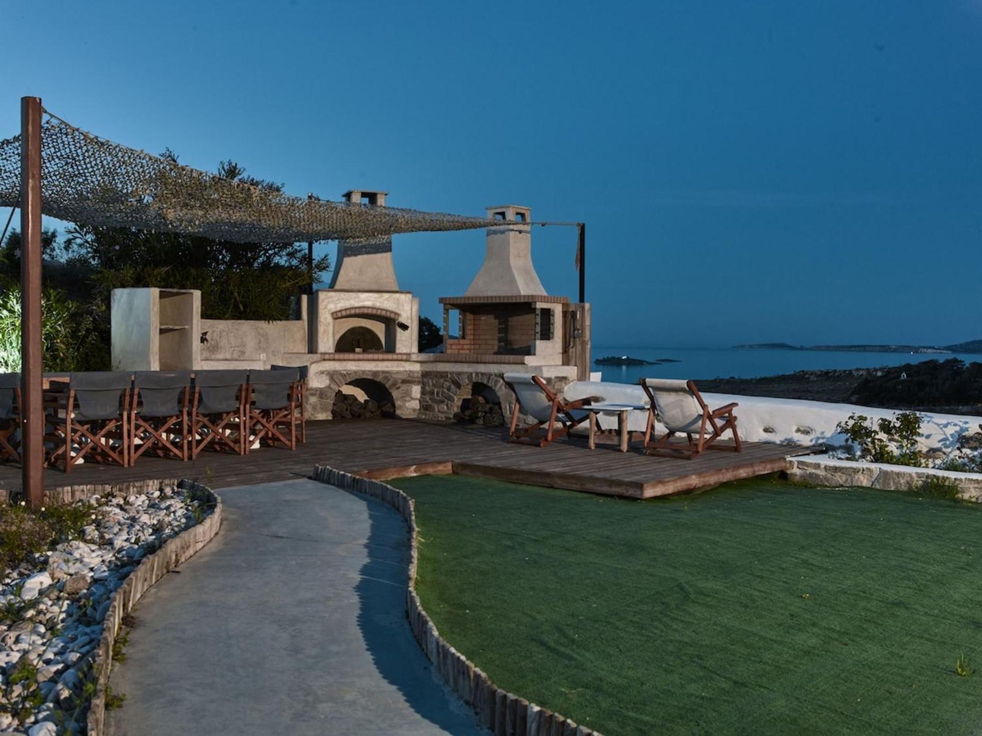 Maria Seaview Villa Near Naousa Buitenkant foto