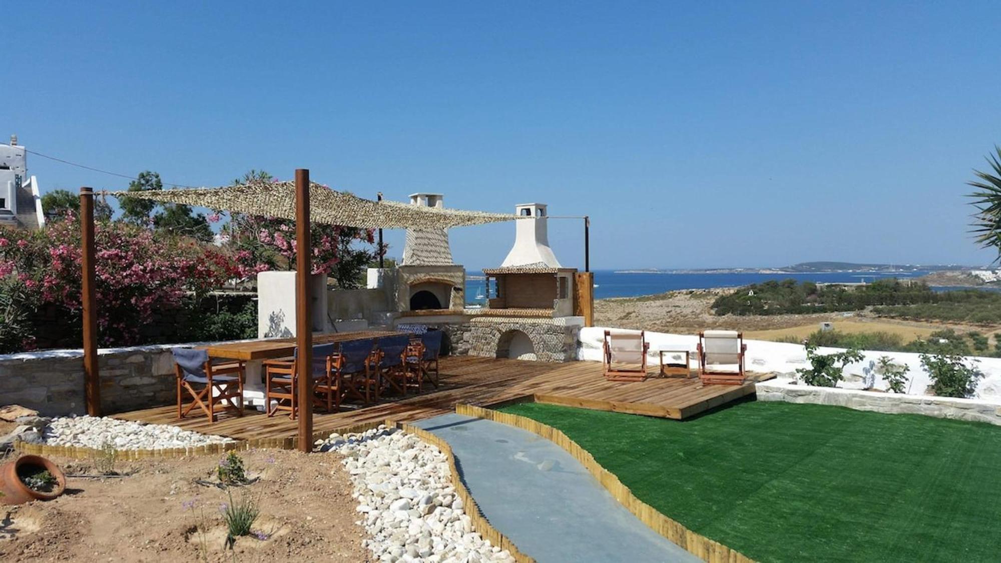 Maria Seaview Villa Near Naousa Buitenkant foto